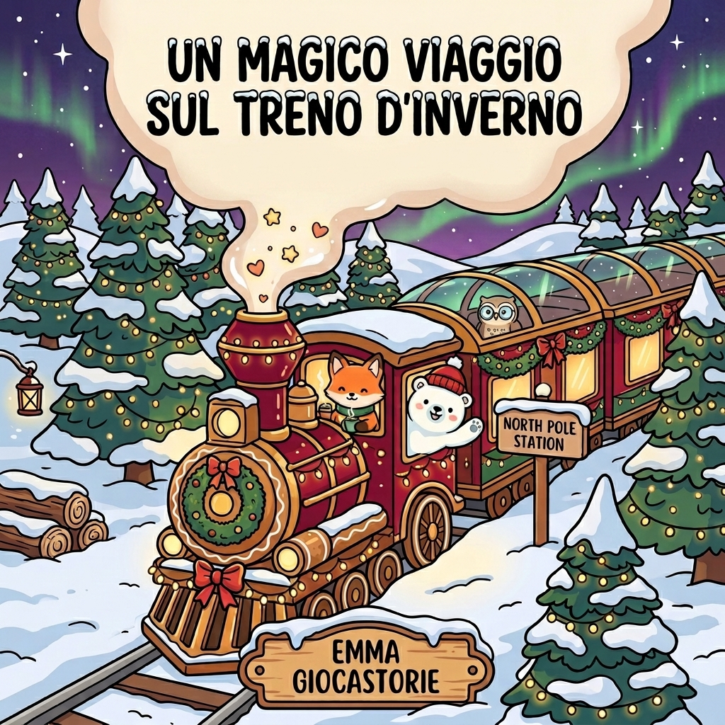 Un magico viaggio sul treno d'inverno